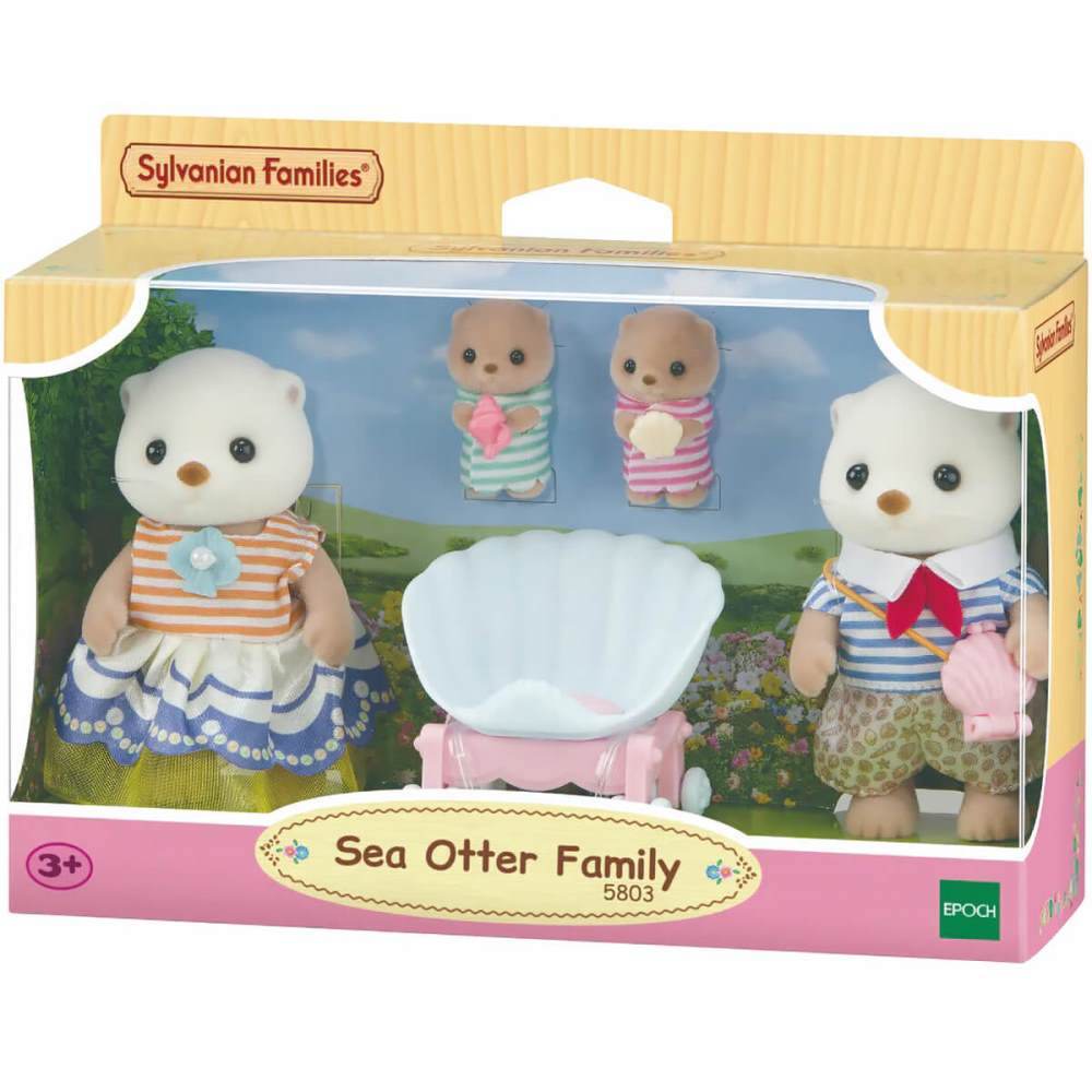 Sylvanian Families Familia Das Lontras Marinhas Epoch