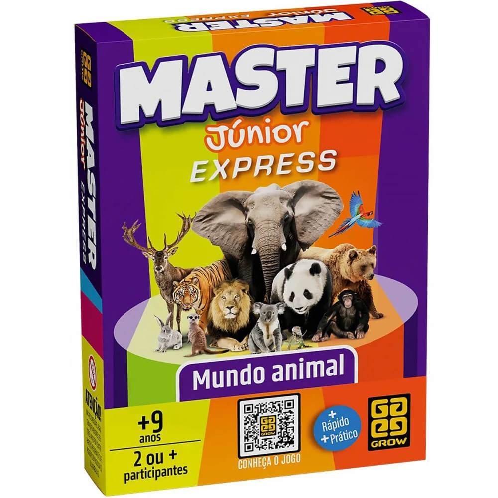 Jogo Master Junior Express Mundo Animal Grow