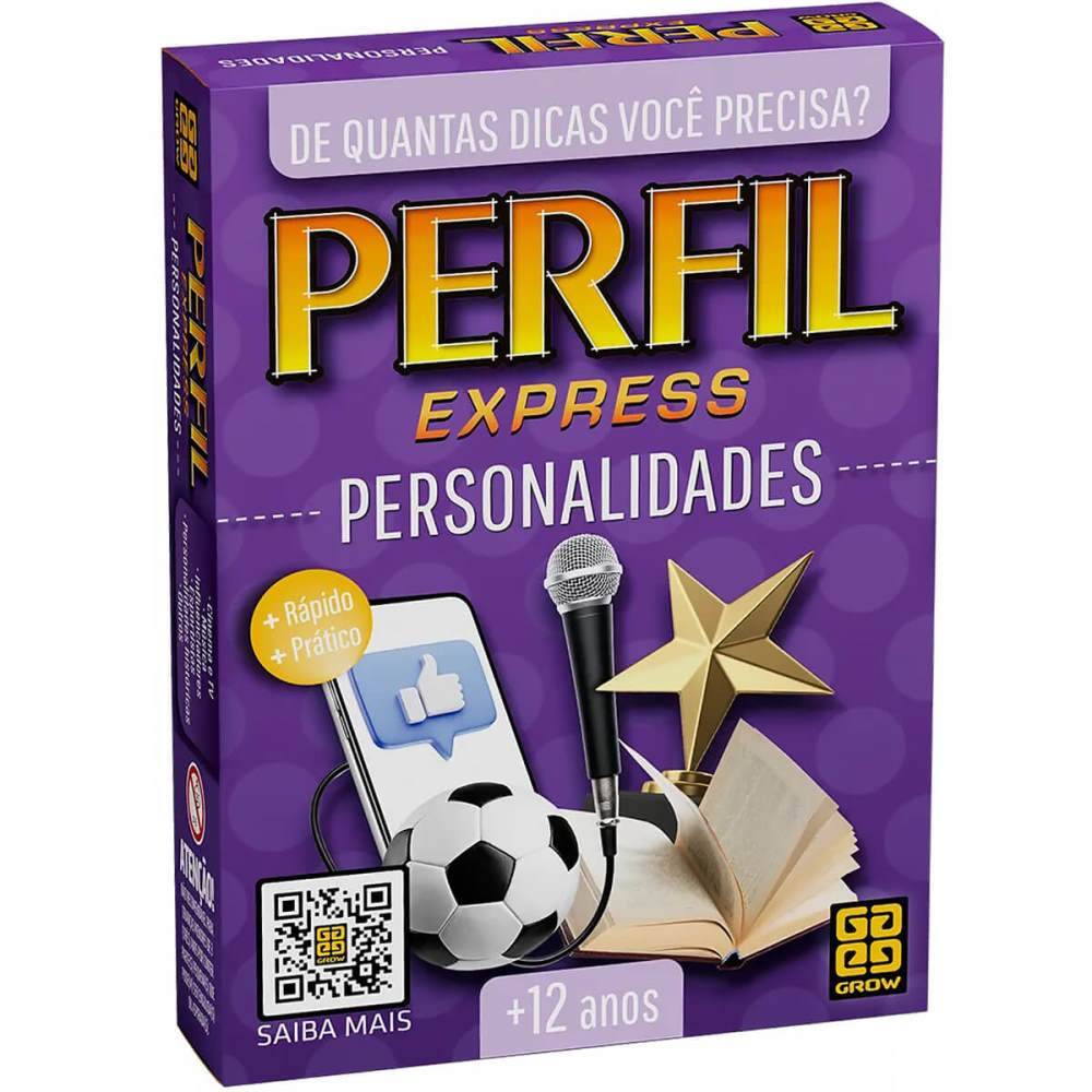 Jogo Perfil Express Personalidades Grow