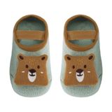 Meia Sapatilha Antiderrapante Com Aplique Urso M Buba 14521
