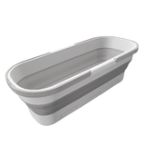 Balde Dobrável Bacia De Silicone Retrátil, Compacto Com Alça