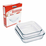 Conjunto De Travessas, Assadeiras Retangular Vidro 2 Peças