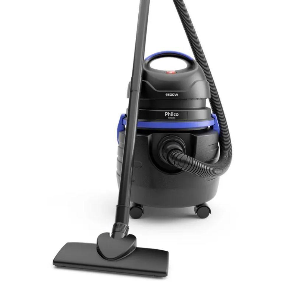 Aspirador De Água E Pó Philco 1500w 20l Pas80 Preto 127v