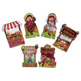 Totem De Mesa Decorativo Junino 6 Pçs Festa Junina Arraiá