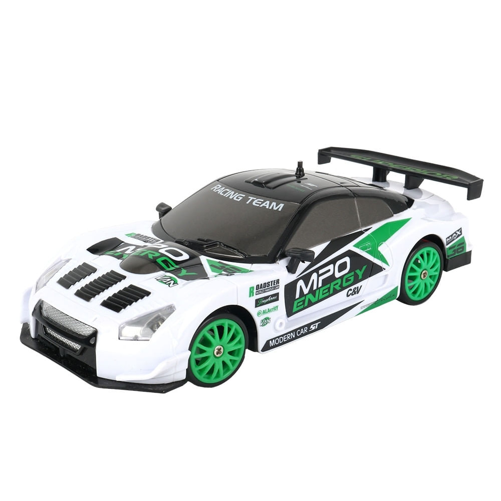 Carro De Corrida De Controle Remoto Driftx Branco Multikids - Br2418