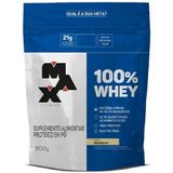 100% Whey Refil 900g Sabor Baunilha