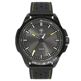Relógio Masculino Tuguir Analógico Tg164 Preto E Amarelo