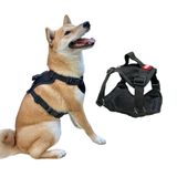 Peitoral Safari Para Cachorro - Tamanho M - Preto