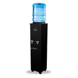 Bebedouro Industrial De Coluna Galão Frisbel 25 Litros 2 Torneiras Geladas Preto - 220v