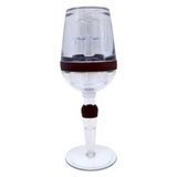 Aerador De Vinho Taca Decanter Oxigenador Filtro Portatil Luxo Em Acrilico