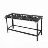 Fogão Industrial Modular A Gás Glp 3 Queimadores Duplos Aço Carbono Baixa Pressão Pmd 300nf Progás,