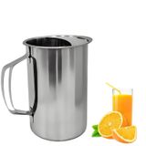 Jarra Inox 1,8l Com Aparador De Gelo Espuma Alça Reforçada