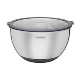 Bowl Tramontina Cucina Em Aço Inox Com Tampa Plástica 25 Cm 5 Litros Tramontina