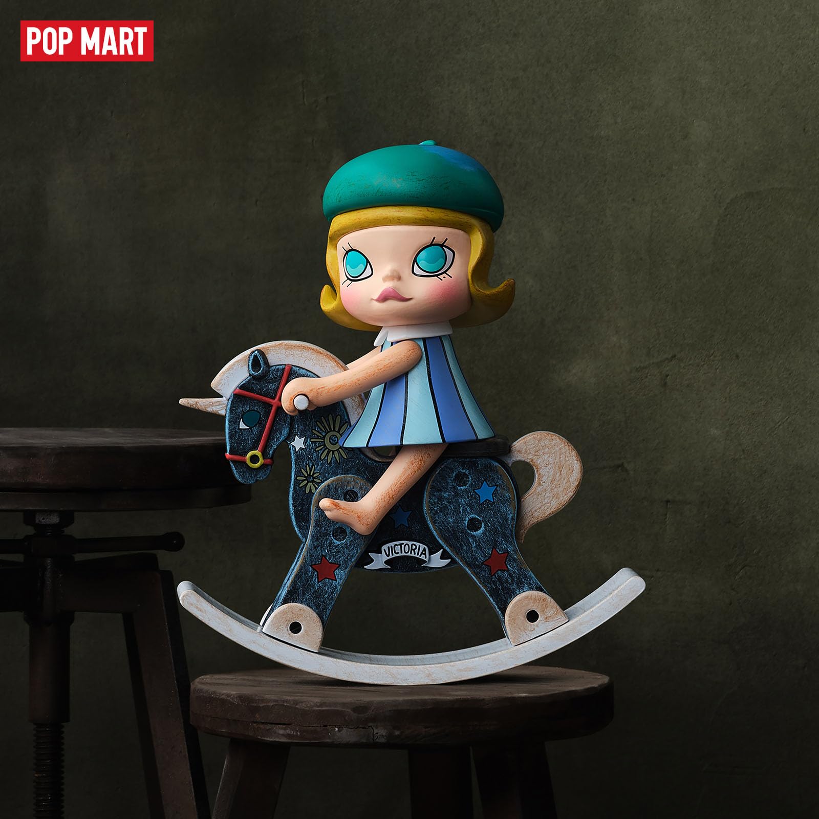 Blind Box Figures Pop Mart Estátuas De Aniversário De Molly