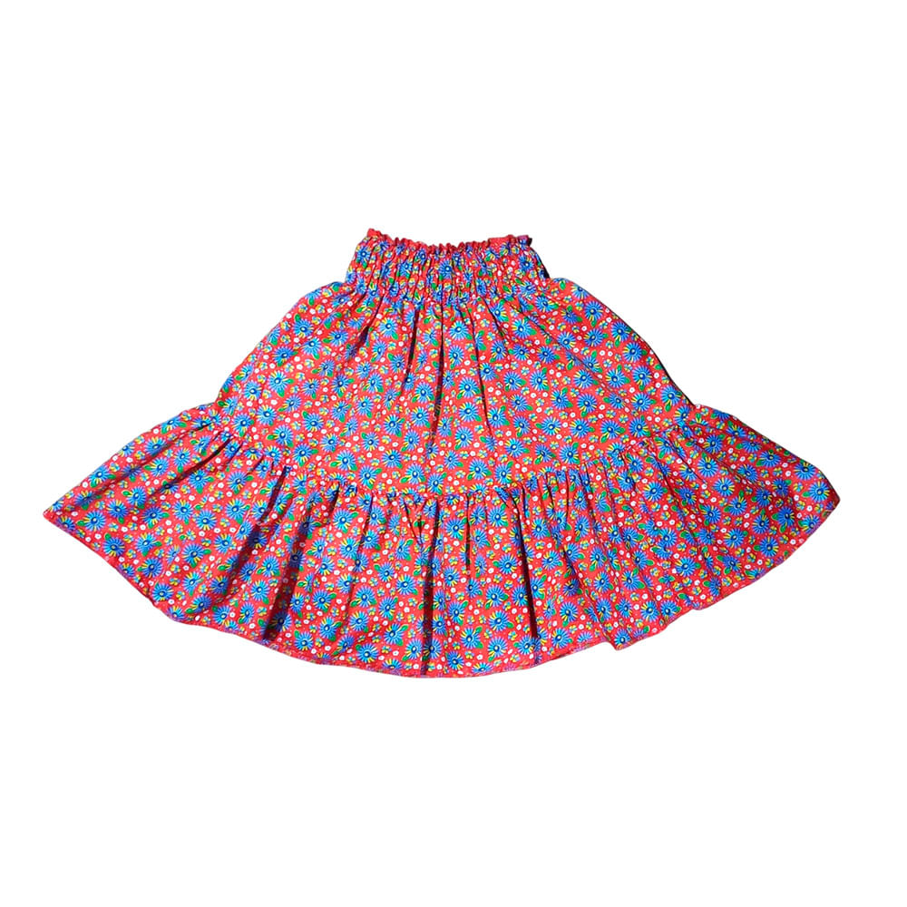 Saia De Carimbó Rodada Infantil Dança De Roda Festa Típica Gaúcha