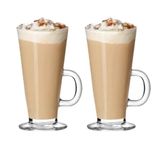 Jogo 6 Xicaras Caneca Capuccino Kit Taca Cafe Copo Alto Torre Expresso Chocolate Conjunto Dolce Gusto Grande 265ml
