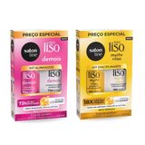 Kit Shampoo Condicionador Alinhador Disciplinante Salon Line