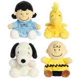 Pacote De Pelúcia Aurora Peanuts Palm Pal Charlie Brown Lucy