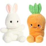 Brinquedo De Pelúcia Aurora Palm Pals Cheerful Carrot/cottontail Bunny