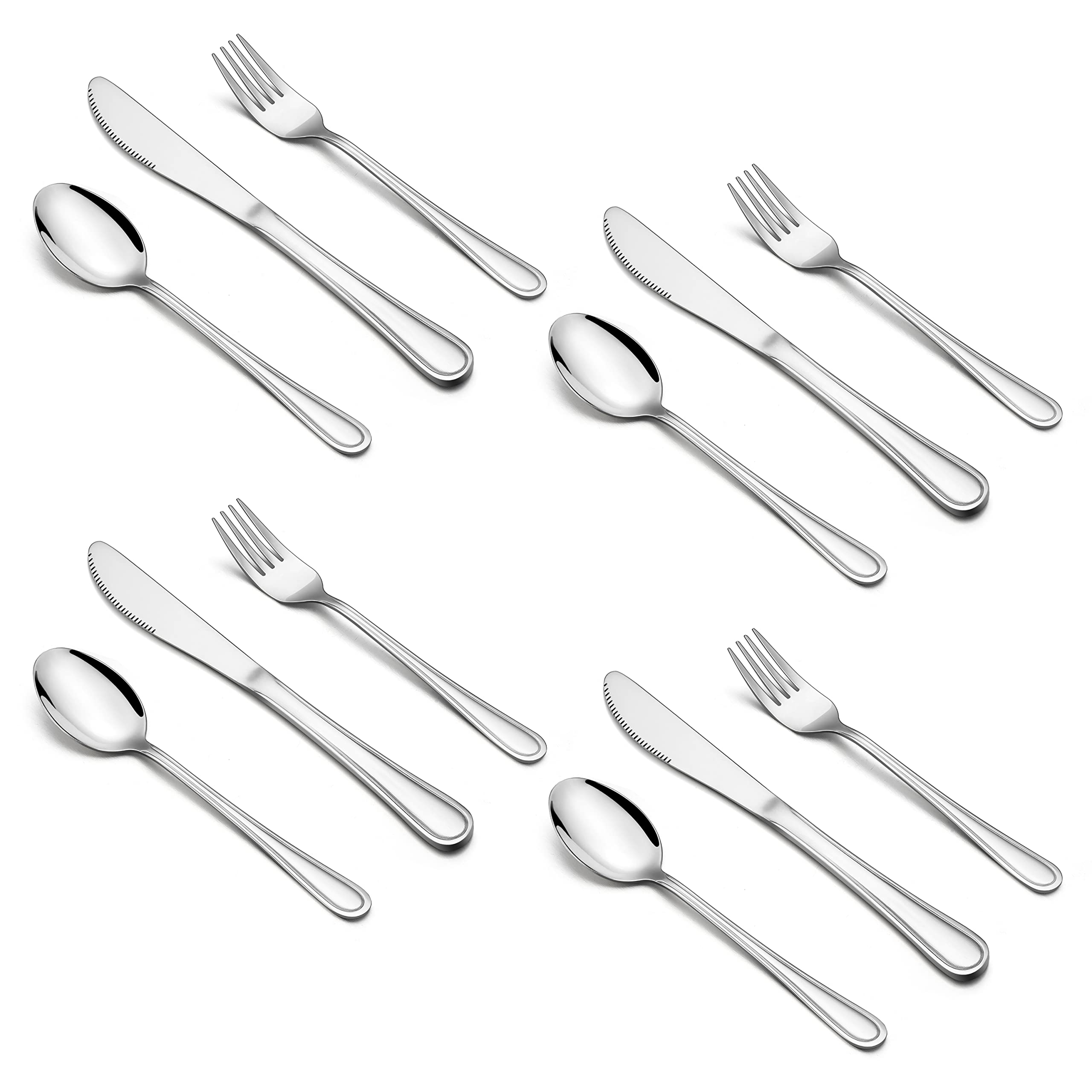 Conjunto De Talheres Haware Kids Em Aço Inoxidável De 12 Peças