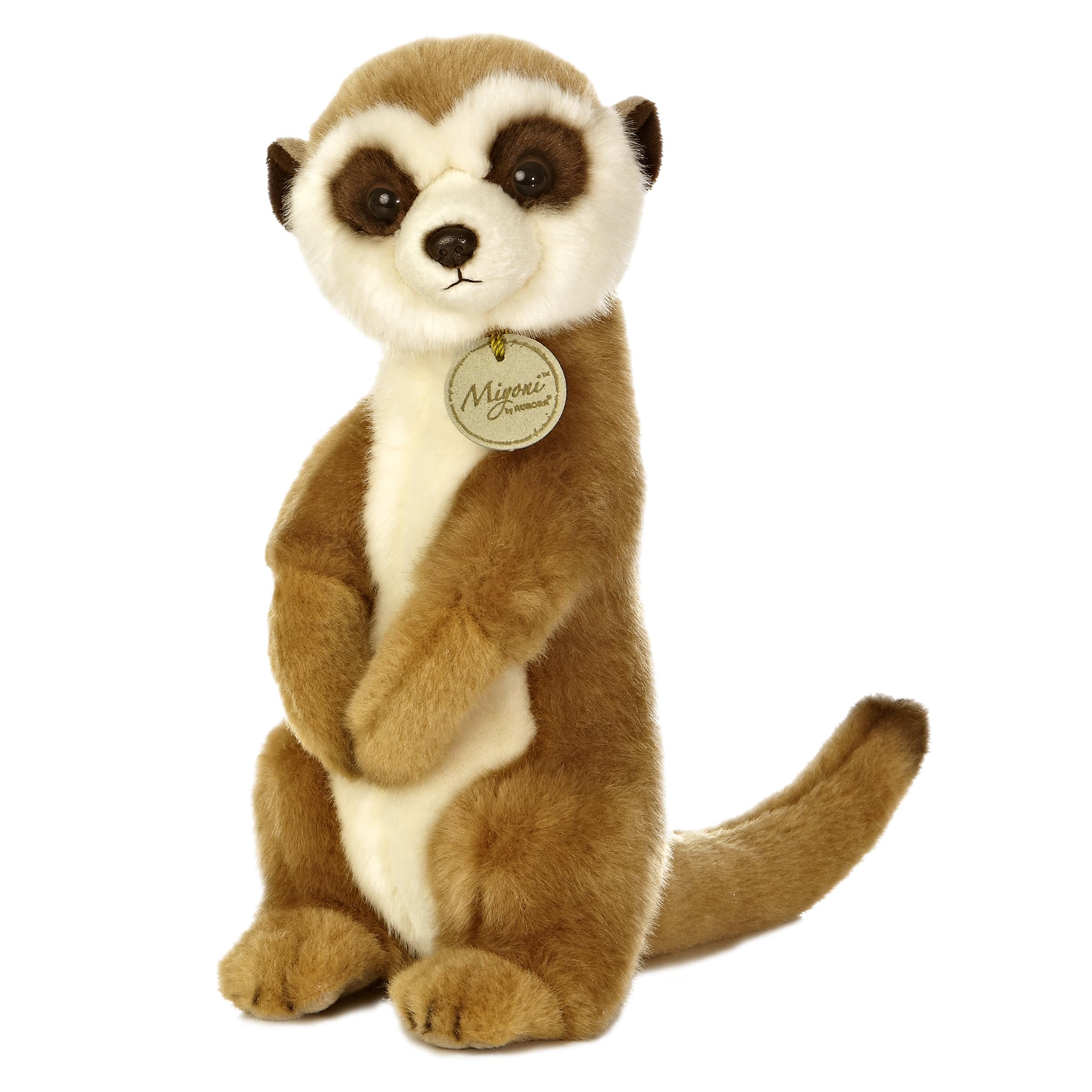 Brinquedo De Pelúcia Aurora World Miyoni Meerkat 25 Cm De Altura