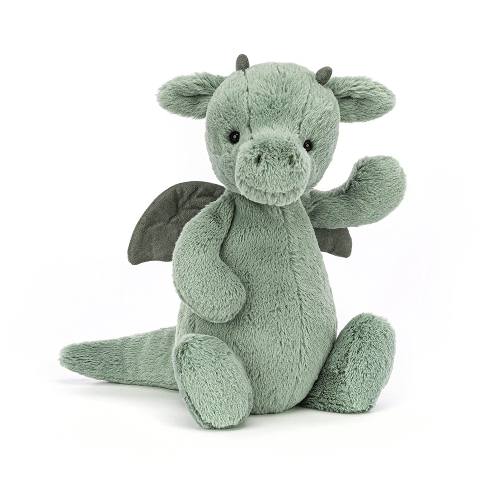 （ジェリーキャット） Bashful Dragon Mediup Bicho De Pelúcia Jellycat Bashful Dragon Medium 30cm - Carrefour