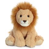 Bicho De Pelúcia Aurora Cuddly Lion Cozy Comfort Brown 35 Cm