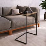 Mesa Lateral De Apoio Industrial 67x58x35cm Hanover/preto