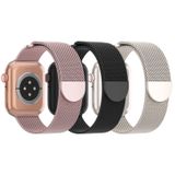 Watch Band Steezrd Em Malha De Aço Inoxidável Para Apple 38-49mm