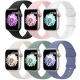 Pulseiras Esportivas Compatíveis Com Apple Watch, Pacote Com 6 Amsky