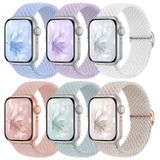 Pulseiras Elásticas Trançadas Compatíveis Com Apple Watch 38-49 Mm