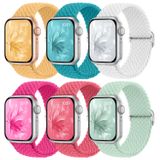 Pulseiras Elásticas Trançadas Compatíveis Com Apple Watch 38-49 Mm