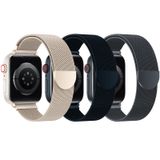 Pulseira De Relógio Belongme Mesh Loop Em Aço Inoxidável 40-49 Mm Apple