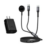 Carregador Sonzoll 2 Em 1 Samsung Watch Com Carregador Rápido Usb C De 25 W