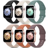 Pulseiras Esportivas Compatíveis Com Apple Watch, Pacote Com 6 Amsky