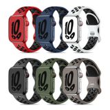 Pulseiras Esportivas Compatíveis Com O Apple Watch Keponew, Pacote Com 6