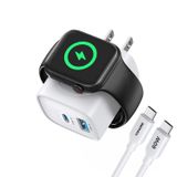 Carregador Topadre Para Apple Watch Com Bloco De Carregamento Rápido De 20 W