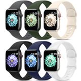 Pulseiras Esportivas Compatíveis Com Apple Watch, Pacote Com 6 Amsky