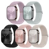 Pulseiras Elásticas Trançadas Compatíveis Com Apple Watch 38-49 Mm