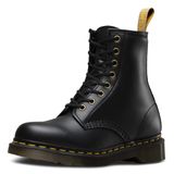 Bota Dr. Martens Vegan 1460 8 Eye Unissex Black Felix Rub Off