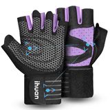 Luvas De Treino Para Levantamento De Peso Ventiladas Tihuan Com Envoltório De Pulso