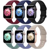 Pulseiras Esportivas Compatíveis Com Apple Watch, Pacote Com 6 Amsky