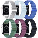Pulseira De Relógio Onfnz Nylon Sport Loop, Pacote Com 6 Para Apple Watch 38-42 Mm