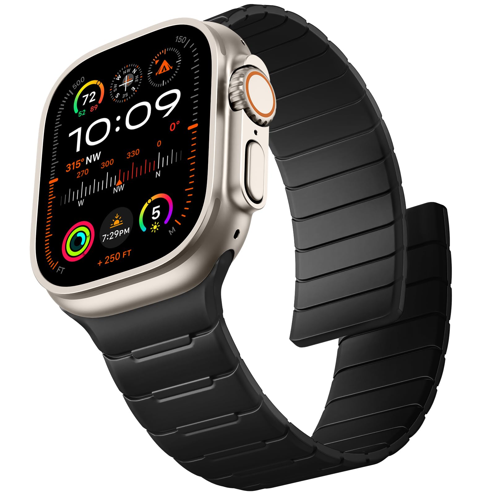 Pulseira De Relógio Easuny Sport Magnetic Compatível Com Apple Ultra 2
