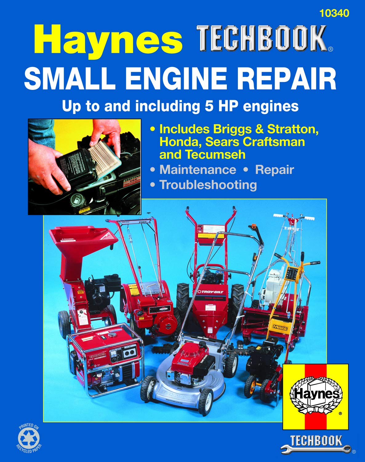 Livro Cengage Learning Small Engine Repair Haynes Techbook
