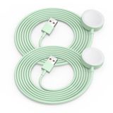 Carregador Para Apple Watch Amasuki Green, Pacote Com 2 Unidades Usb Magnéticas