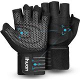 Luvas De Treino Para Levantamento De Peso Ventiladas Tihuan Com Envoltório De Pulso