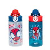 Garrafa De Água Zak Designs Marvel Spider-man Sage Kids, Pacote Com 2 Unidades De 480 Ml