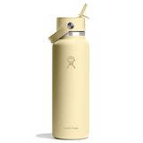 Garrafa De Água Hydro Flask De 1,2 L De Boca Larga Com Tampa De Palha Flexível