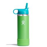 Garrafa De Água Hydro Flask Kids 500ml Com Tampa De Palha E Bota